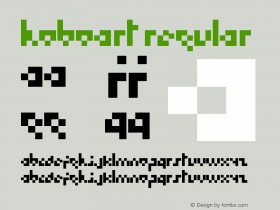 Hoboart Regular Version 1.000 Font Sample