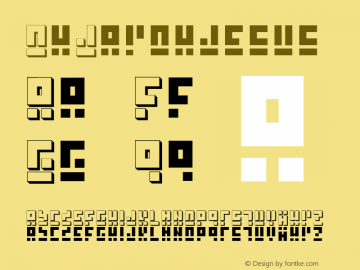 Oh Jay ohjesus Version 001.000 Font Sample