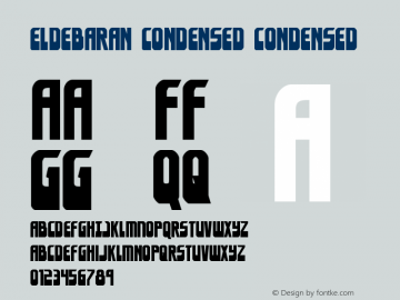 Eldebaran Condensed Condensed 001.200图片样张