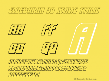 Eldebaran 3D Italic Italic 001.000图片样张