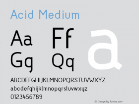 Acid Medium Unknown图片样张