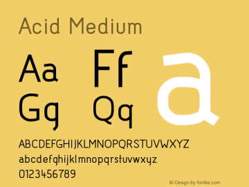 Acid Medium Version 001.001图片样张