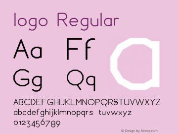 logo Regular Version 001.000 Font Sample