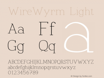 WireWyrm Light Version 001.000图片样张