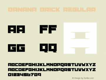 Banana Brick Regular Version 4.000 2011 initial release图片样张