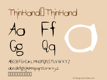 ThinHand ThinHand Version 001.000图片样张