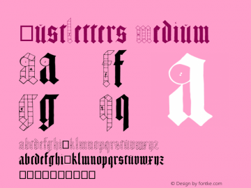 JustLetters Medium Version 001.000图片样张