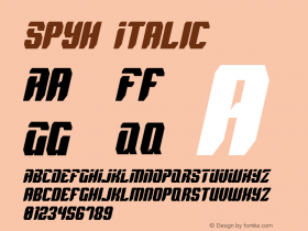 Spyh Italic 2.1 - Feb 2012图片样张