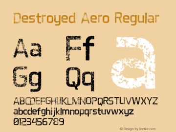 Destroyed Aero Regular 1.1 - 6/22/2012图片样张