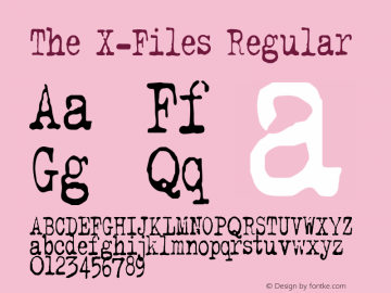 The X-Files Regular Version 1.001 2012图片样张