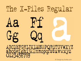 The X-Files Regular Version 1.001  © SpideRaYsfoNtS 2012图片样张