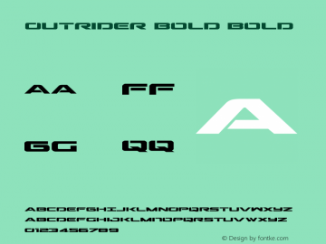 Outrider Bold Bold 001.100图片样张