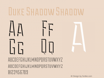 Duke Shadow Shadow Version 1.100图片样张
