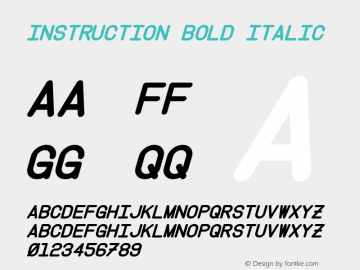 Instruction Bold Italic Version 1.10 February 12, 2015图片样张