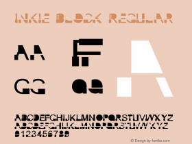 Inkie Block Regular Version 1.00 2012图片样张