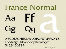 France Normal 1.0 Wed Nov 18 01:05:54 1992图片样张