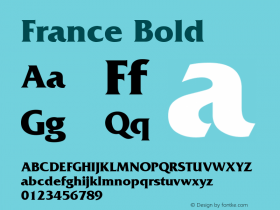 France Bold v1.0c图片样张