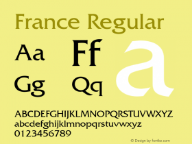 France Regular 001.003图片样张