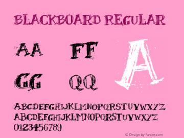 BlackBoard Regular Version 1.00 February 19, 2012, initial release图片样张
