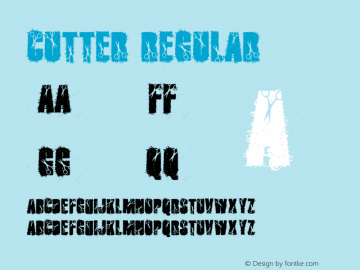 cutter Regular Version 1.00 February 5, 2007, initial release图片样张