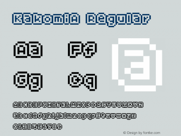 KakomiA Regular Version 1.00图片样张