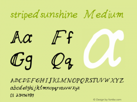 stripedsunshine Medium Version 001.000图片样张