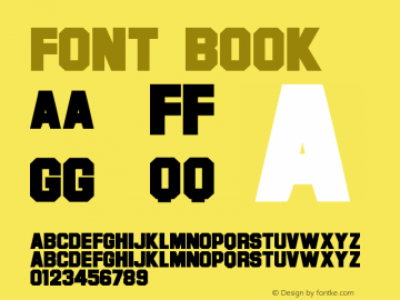 Font Book Version 1.0 Mon Dec 21 12:01图片样张