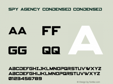 Spy Agency Condensed Condensed 002.100图片样张