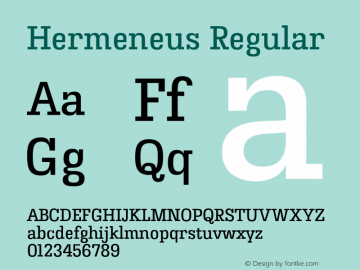 Hermeneus Regular 1.000图片样张