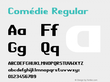 Comédie Regular Version 1.0图片样张