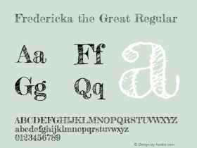 Fredericka the Great Regular Version 1.000图片样张