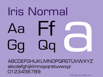 Iris Normal 1.000图片样张