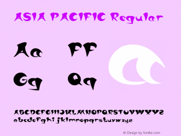 ASIA PACIFIC Regular Version 1.00 June 8, 2012, initial release图片样张