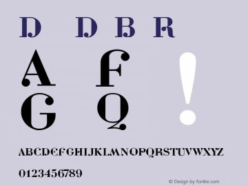 DottyDotBg Regular Version 5.0; 2001; initial release Font Sample