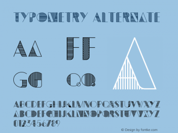 Typometry Alternate 1.000 Font Sample