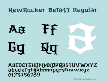 NewRocker Beta17 Regular Version 0.017图片样张