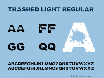 Trashed light Regular Version 1.00 2012图片样张