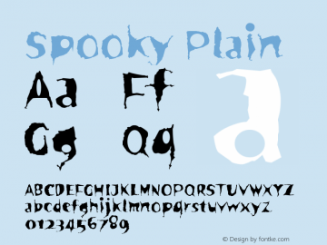 Spooky Plain Version 001.000图片样张