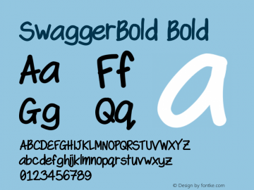 SwaggerBold Bold Version 001.000图片样张