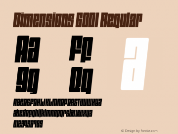 Dimensions 600I Regular Version 1.000图片样张