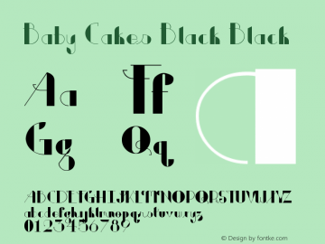 Baby Cakes Black Black 1.000图片样张