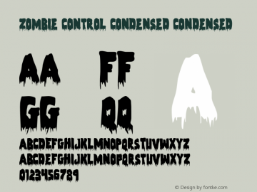 Zombie Control Condensed Condensed Version 1.0; 2012图片样张