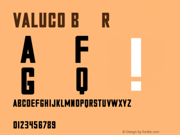 VALUCO Base Regular Version 1.000;PS 001.000;hotconv 1.0.56;makeotf.lib2.0.21325 DEVELOPMENT图片样张