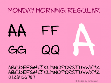 Monday Morning Regular Version 1.00 July 6, 2015, initial release图片样张