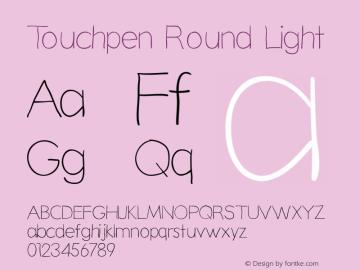 Touchpen Round Light Version 001.000图片样张