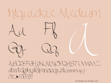 htquickie Medium Version 001.000 Font Sample