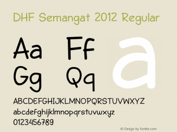 DHF Semangat 2012 Regular Version 1.000图片样张