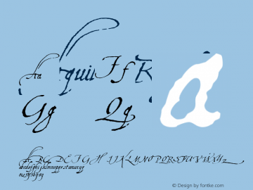 Aquiline Regular Macromedia Fontographer 4.1.5 9/18/99图片样张