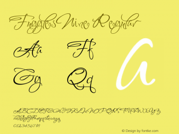 FugglesNine Regular Version 1.00 2010 Font Sample