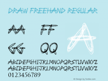 Draw Freehand Regular Version 1.00 October 4, 2012, initial release图片样张